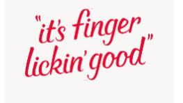It's finger lickin' good